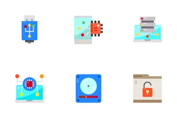 Computer Data Storage Icon Pack