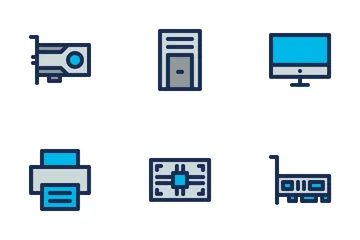Computer Device And Hardware Icon Pack