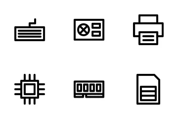 Computer Device And Hardware Icon Pack