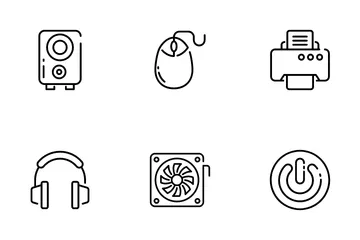 Computer Hardware And Devices Icon Pack