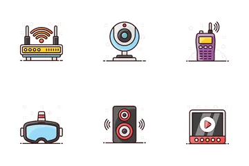 Computer Hardware Devices Icon Pack