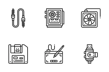 Computer Hardware Icon Pack