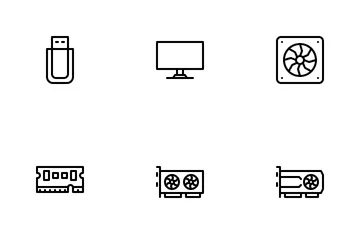 Computer Hardware Icon Pack