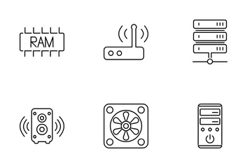 Computer Parts Icon Pack