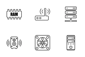 Computer Parts Icon Pack