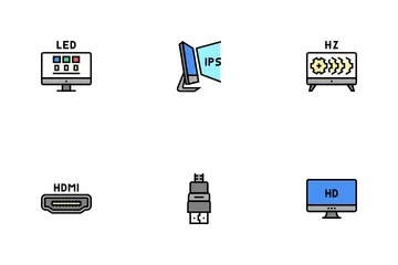 Computer Pc Monitor Icon Pack