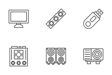 Computer Peripheral Icon Pack