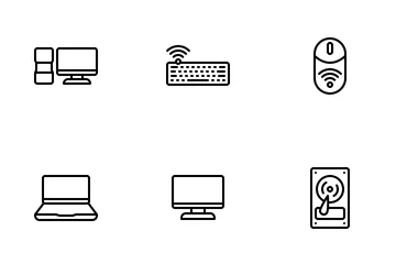 Computer Peripheral Icon Pack