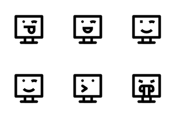Computer Smiley Icon Pack