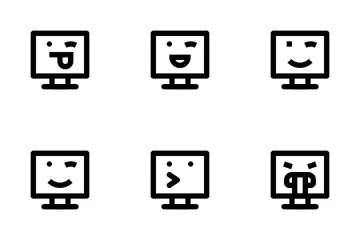 Computer Smiley Icon Pack