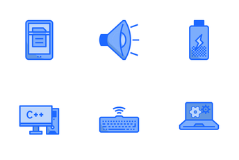 Computer Two Tone Icon Pack