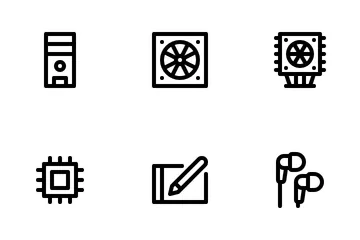Computer und Hardware Symbolpack