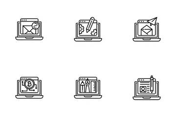 Computeraktivitäten Icon Pack