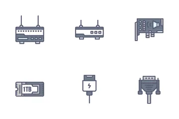 Computerteile Icon Pack