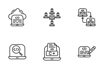 Computerprogrammierung Symbolpack