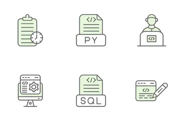 Computerprogrammierung Symbolpack