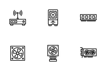 Computerteile Symbolpack