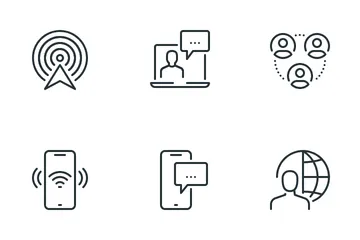 Comunicación Paquete de Iconos