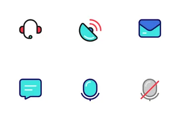 Comunicación Paquete de Iconos