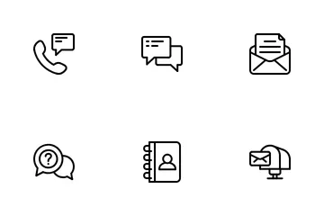 Comunicación Paquete de Iconos