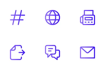 Comunicación Paquete de Iconos