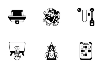 Comunicación inalámbrica Paquete de Iconos