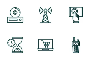 Comunicación y medios Paquete de Iconos