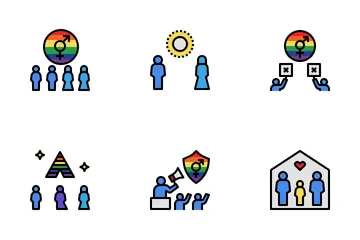 Comunidad LGBTQ Paquete de Iconos