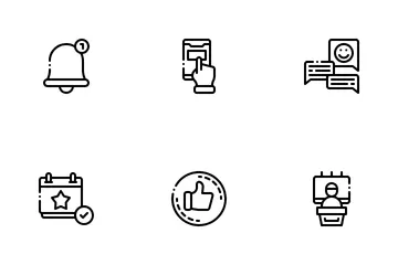 Comunidade online Pacote de Ícones