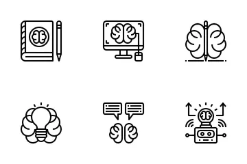 Notion de cerveau Pack d'Icônes