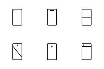 Conception de smartphones Pack d'Icônes