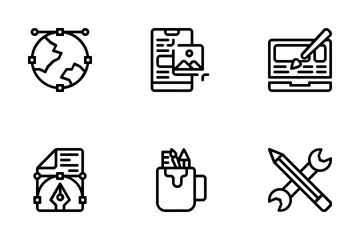 Conception et développement de sites Web Pack d'Icônes