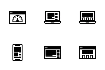 Conception et développement de sites Web Pack d'Icônes