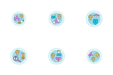 Concepto de innovación Paquete de Iconos