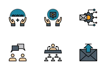 Conceptual Communication Icon Pack