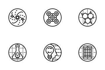 概念的なロゴとシンボル アイコンパック