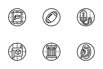 Conceptual Vectors Of Logos And Symbols Icon Pack