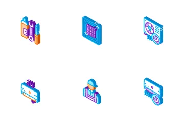 Conditioner Repair Icon Pack