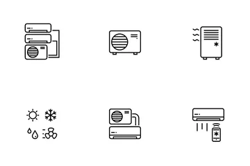 Conditioner Service Icon Pack
