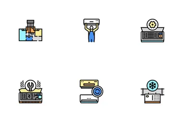 Conditioning System Electronics Icon Pack