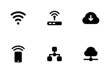 Conexão de internet Pacote de Ícones