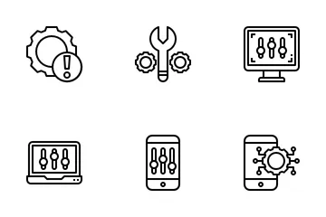 Configurações e opções Pacote de Ícones