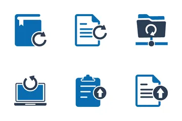 Conjunto de documentos-2 Pacote de Ícones