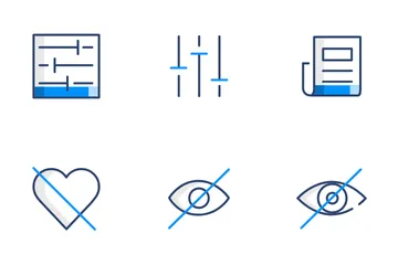 Conjunto de interface de usuário 2 Icon Pack