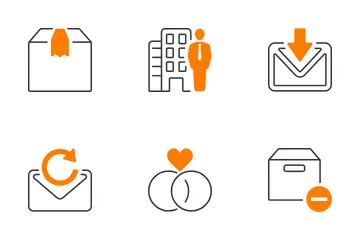 Conjunto de páginas mixtas 6 Paquete de Iconos