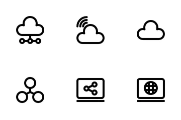 Connection Networking Icon Pack