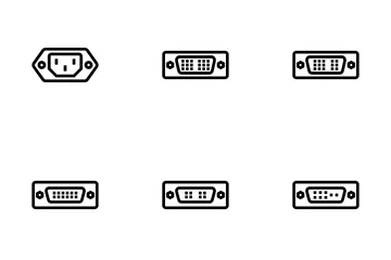Connectors And Cables Vol  1 Icon Pack
