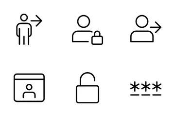 Se connecter Pack d'Icônes