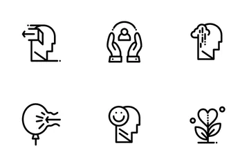 Conscious Living And Personality Traits Icon Pack