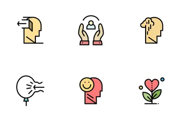 Conscious Living And Personality Traits Icon Pack